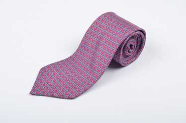 Hermes Hermes Printed Silk Tie - image 1