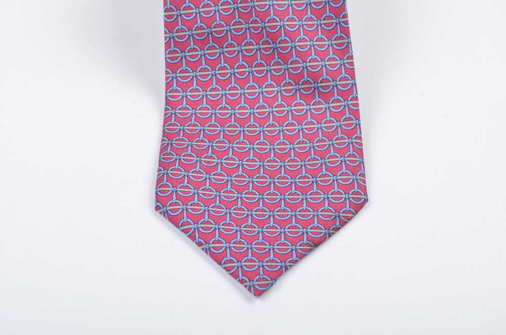 Hermes Hermes Printed Silk Tie - image 2