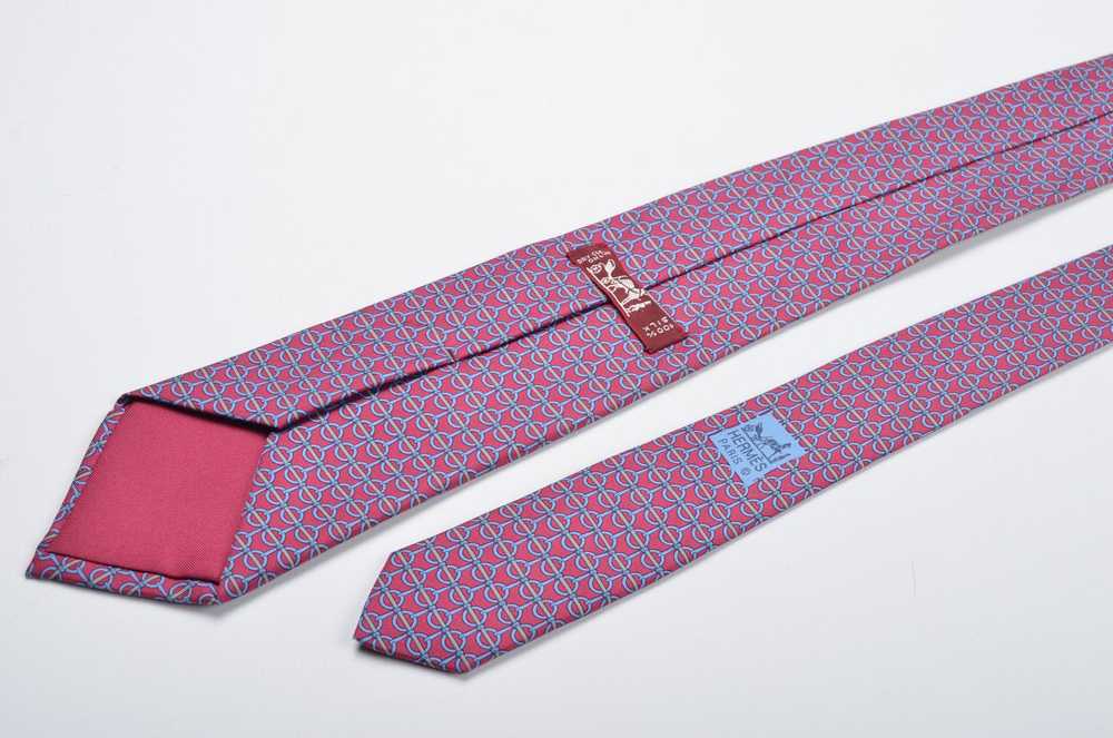 Hermes Hermes Printed Silk Tie - image 3