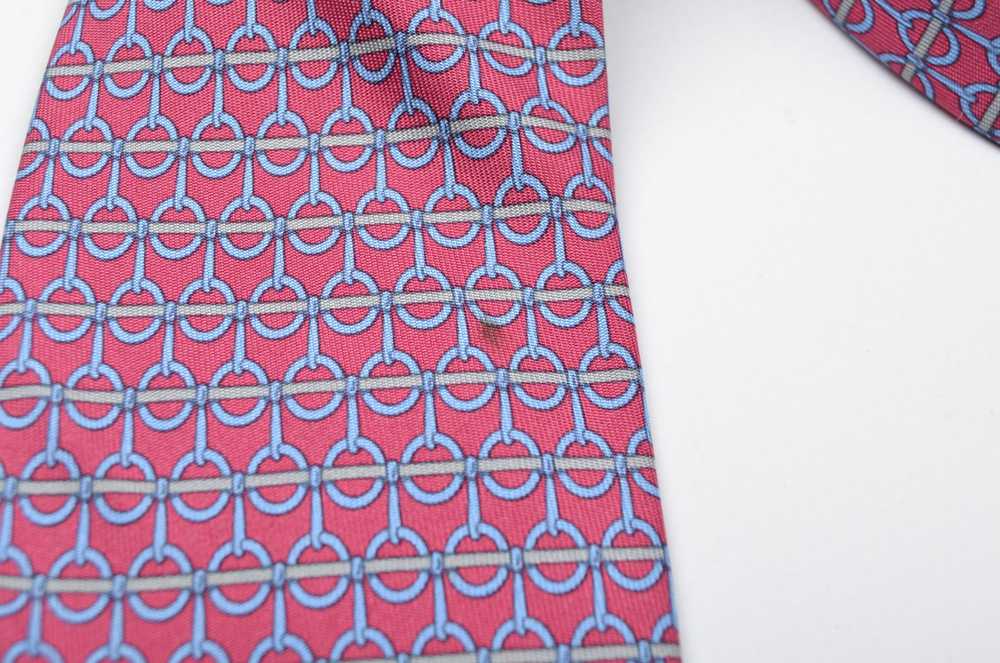 Hermes Hermes Printed Silk Tie - image 5