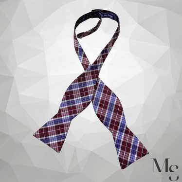 The Tie Bar THE TIE BAR Purple Blue Plaids & Chek… - image 1