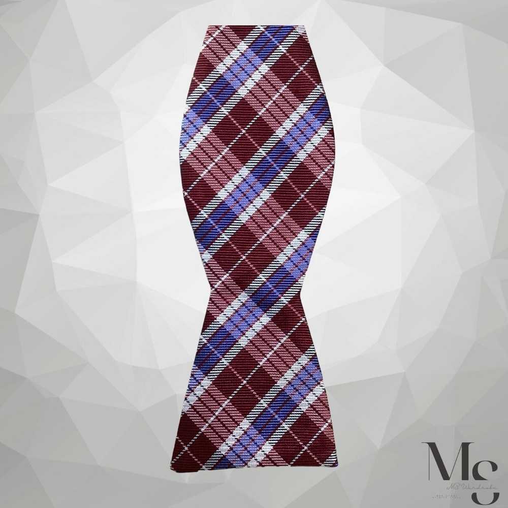 The Tie Bar THE TIE BAR Purple Blue Plaids & Chek… - image 4