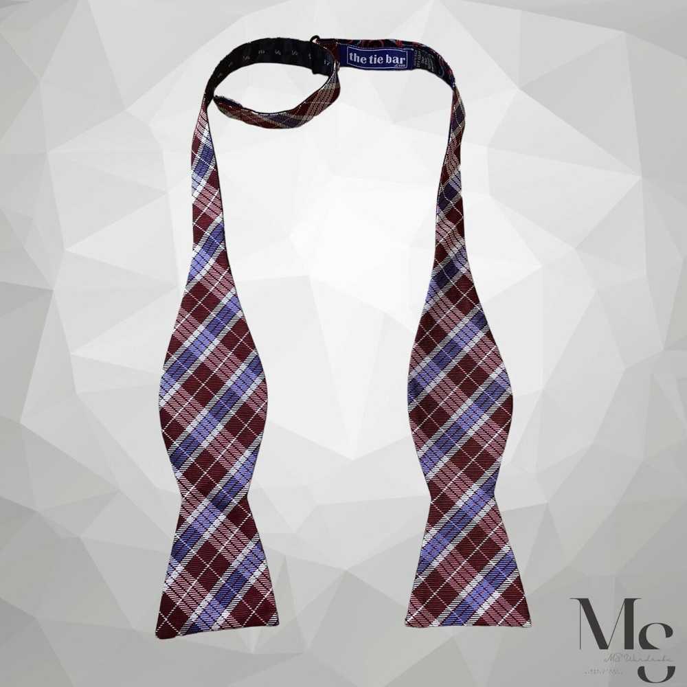 The Tie Bar THE TIE BAR Purple Blue Plaids & Chek… - image 5