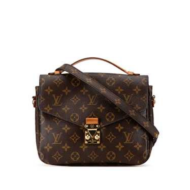 Brown Louis Vuitton Monogram Pochette Metis Satch… - image 1