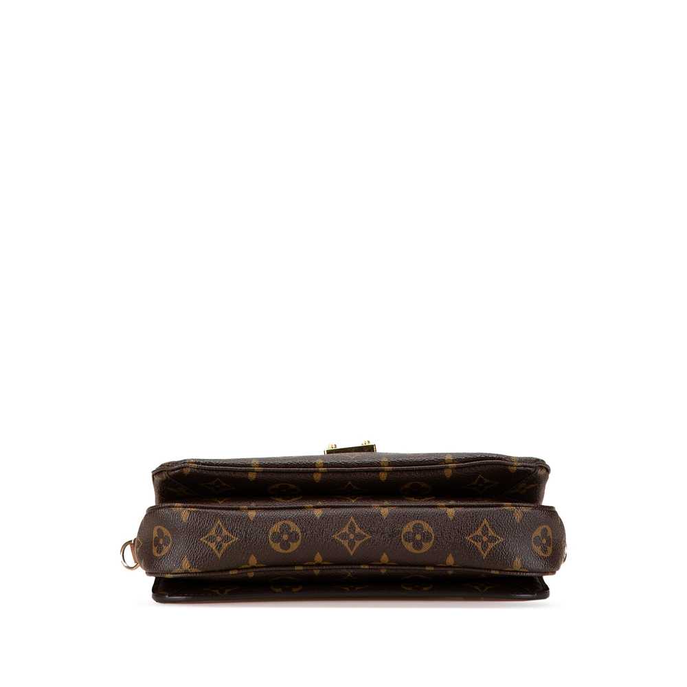 Brown Louis Vuitton Monogram Pochette Metis Satch… - image 3