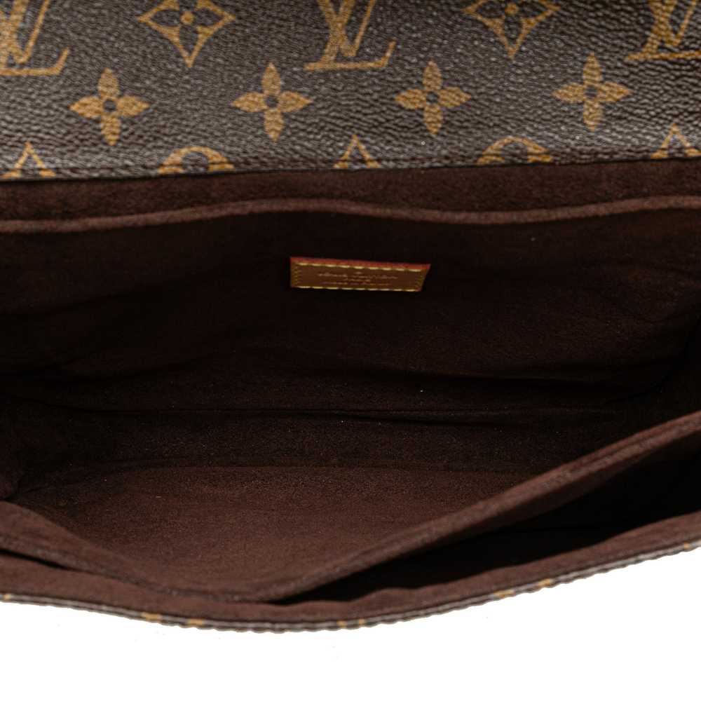 Brown Louis Vuitton Monogram Pochette Metis Satch… - image 4