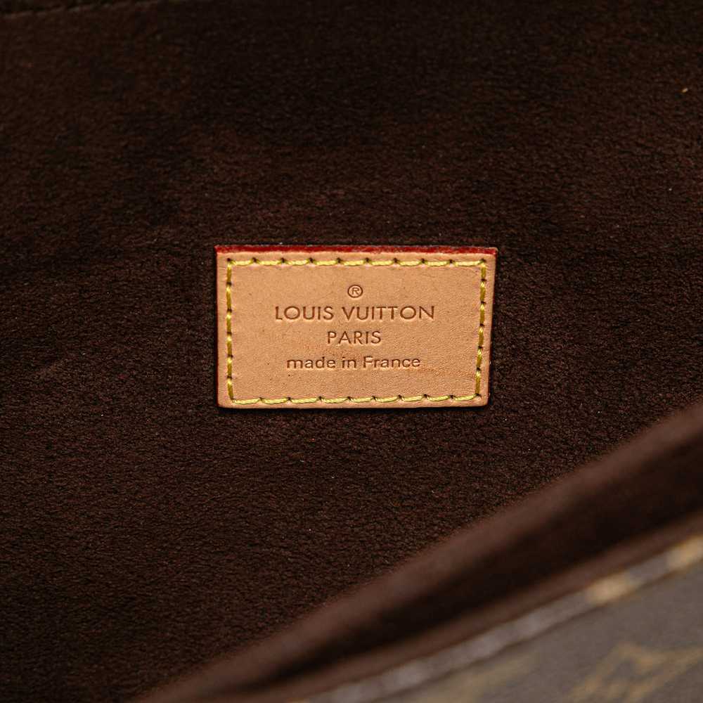 Brown Louis Vuitton Monogram Pochette Metis Satch… - image 6