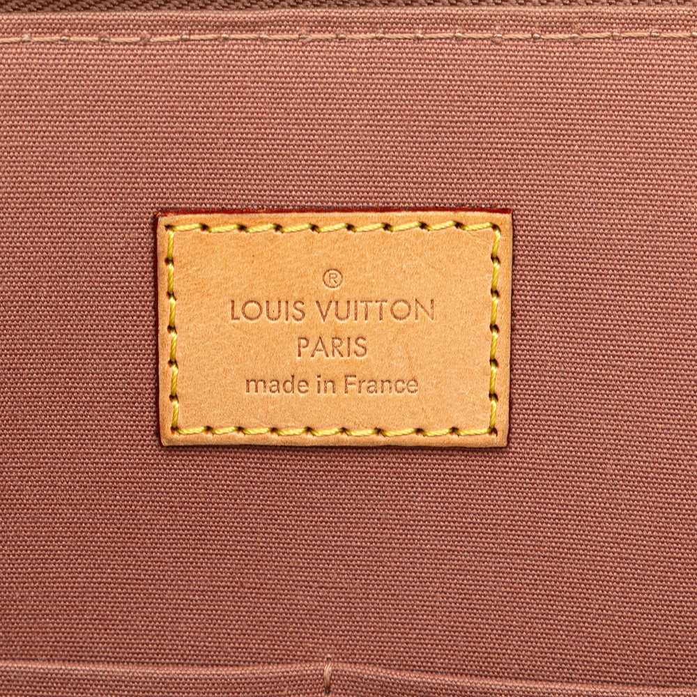 Tan Louis Vuitton Monogram Vernis Alma PM Satchel - image 5