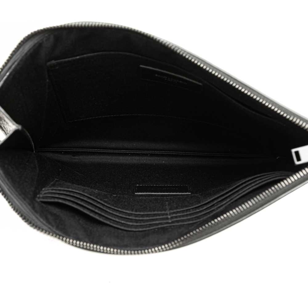 Black Saint Laurent Patent Clutch - image 4