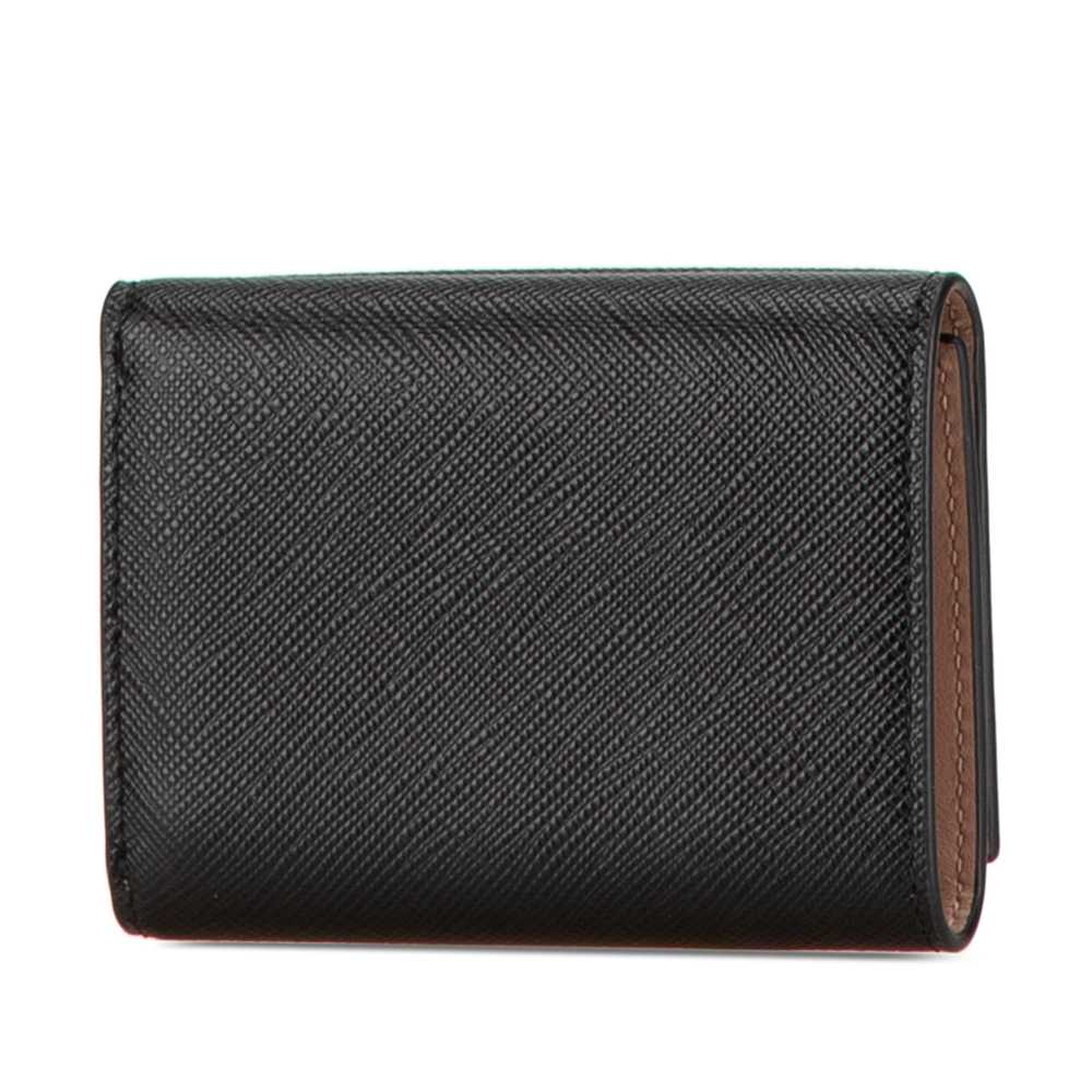 Black Prada Saffiano Fiocco Compact Wallet - image 2