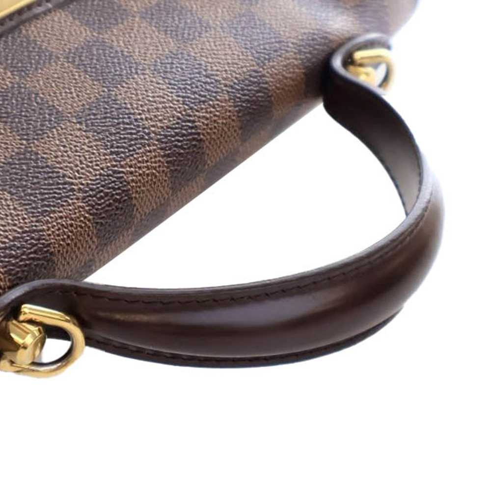 Brown Louis Vuitton Damier Ebene Bergamo MM Satch… - image 10