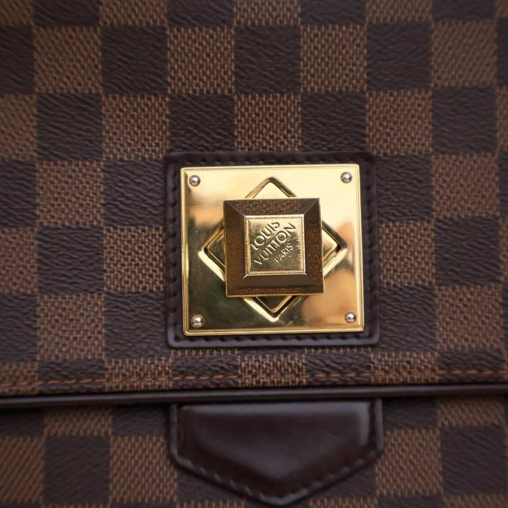 Brown Louis Vuitton Damier Ebene Bergamo MM Satch… - image 5