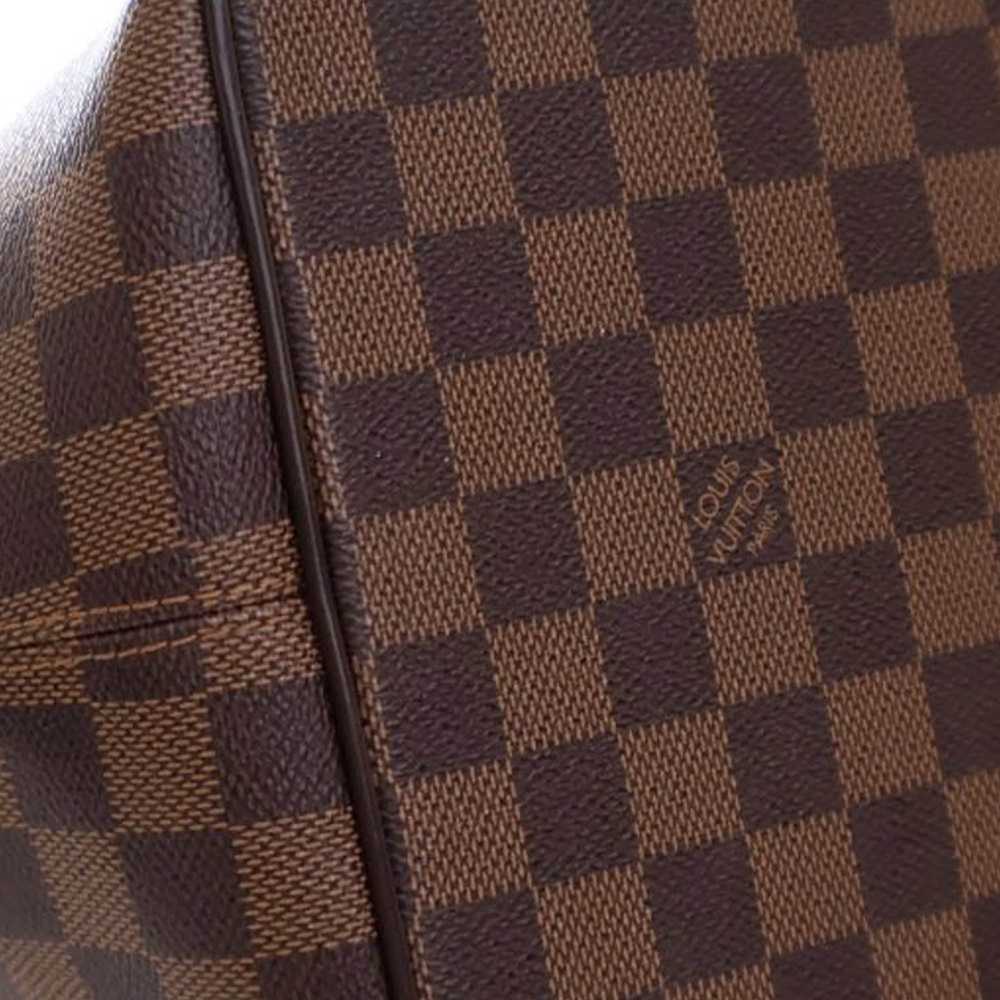 Brown Louis Vuitton Damier Ebene Bergamo MM Satch… - image 6