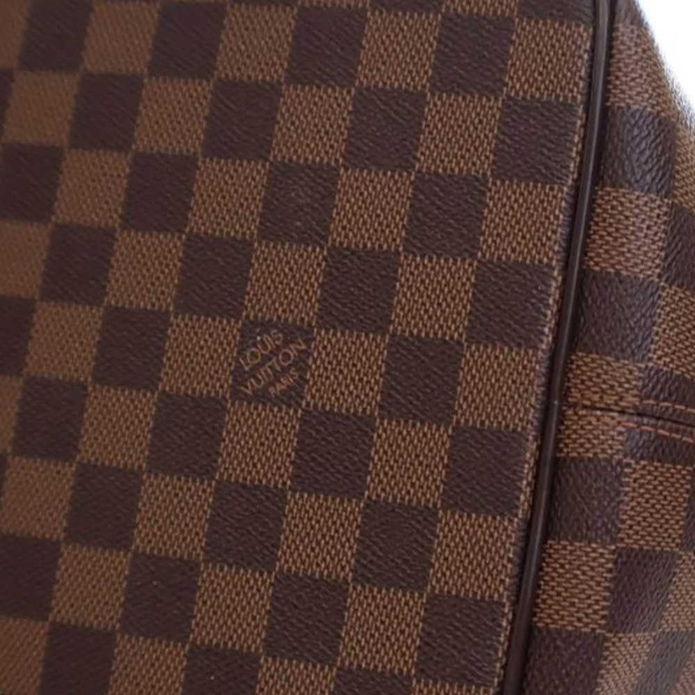 Brown Louis Vuitton Damier Ebene Bergamo MM Satch… - image 7