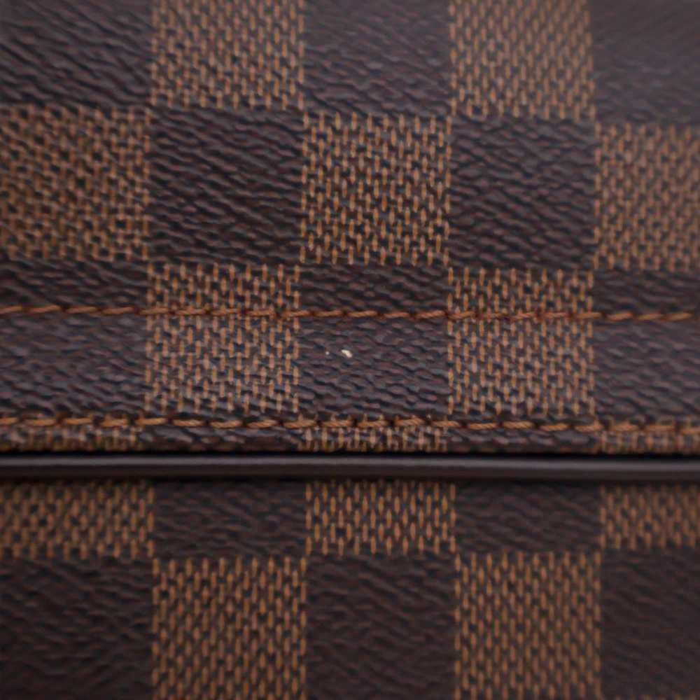 Brown Louis Vuitton Damier Ebene Bergamo MM Satch… - image 8