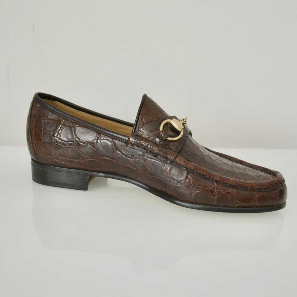 Gucci Crocodile flats - image 3