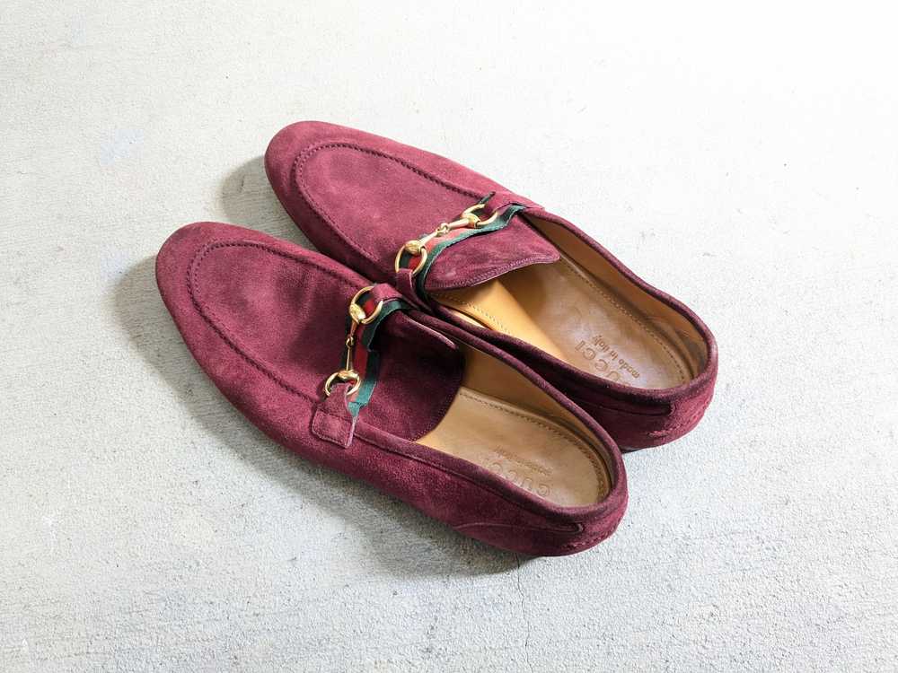 Gucci × Tom Ford Gucci Horsebit Loafers Burgundy … - image 11