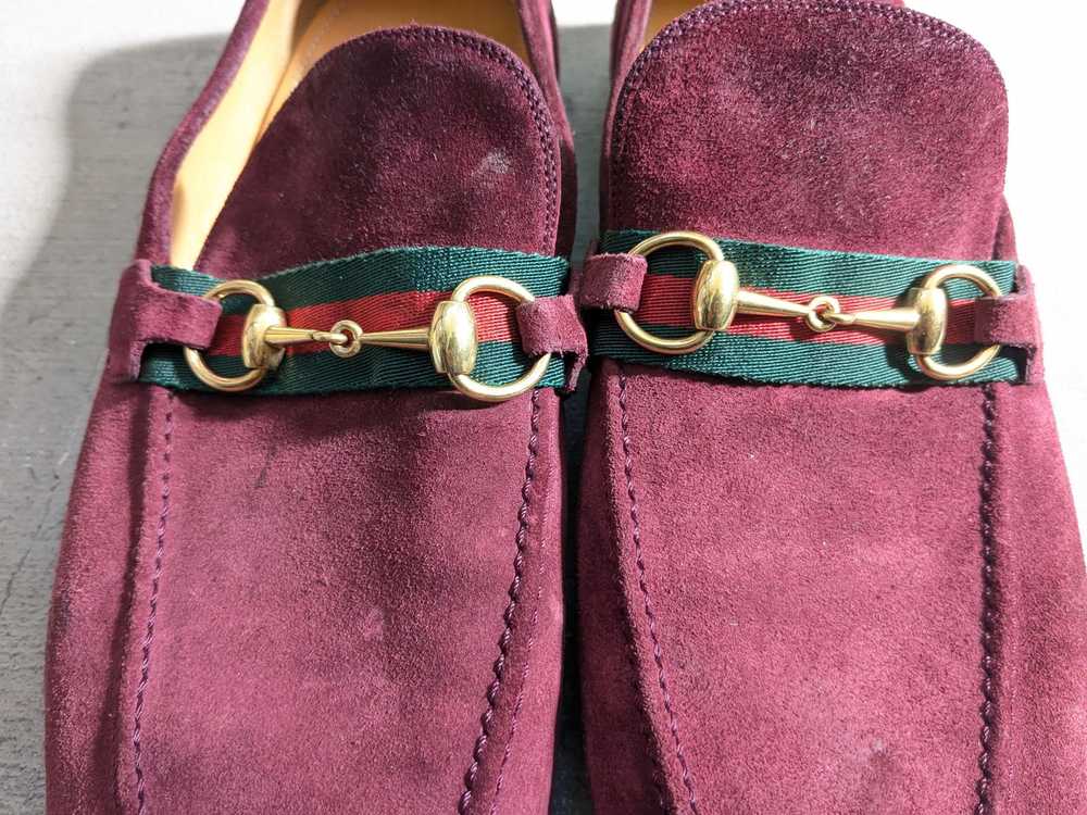 Gucci × Tom Ford Gucci Horsebit Loafers Burgundy … - image 4