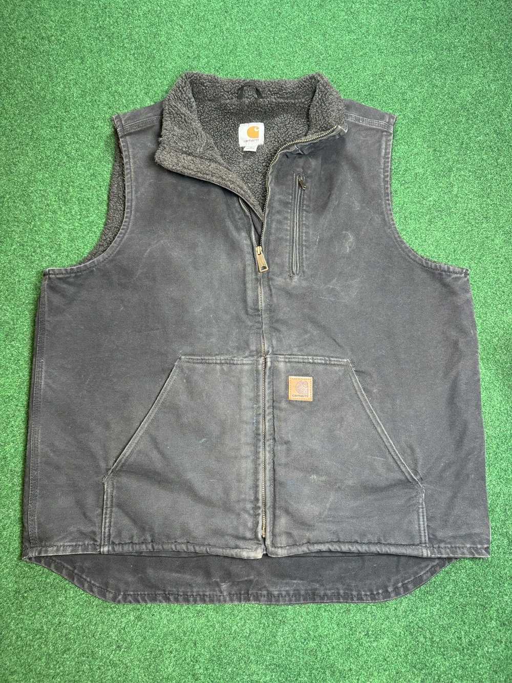 Carhartt Vintage Carhartt Duck Canvas Vest Quilt … - image 1