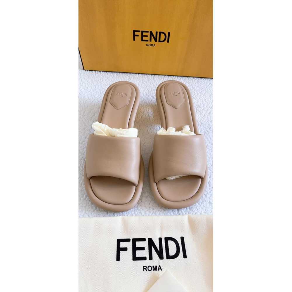 Fendi Leather sandal - image 3