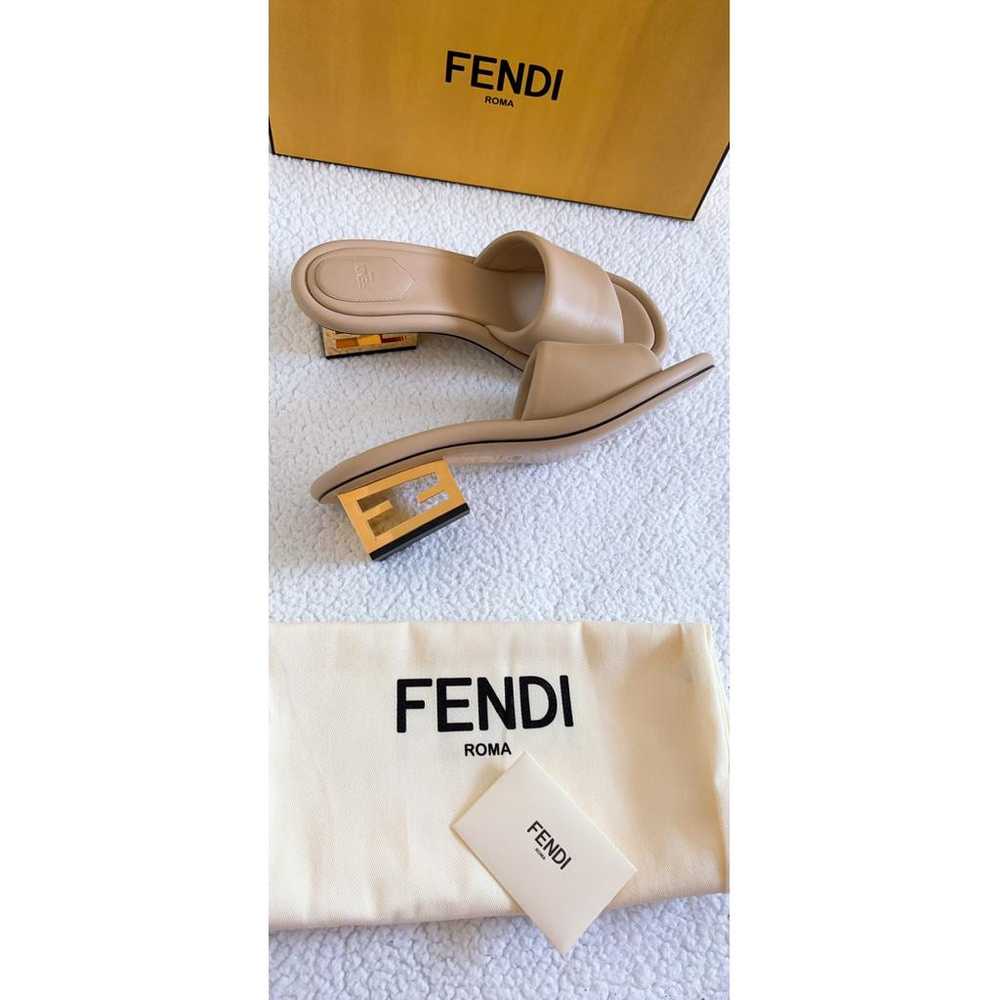 Fendi Leather sandal - image 5