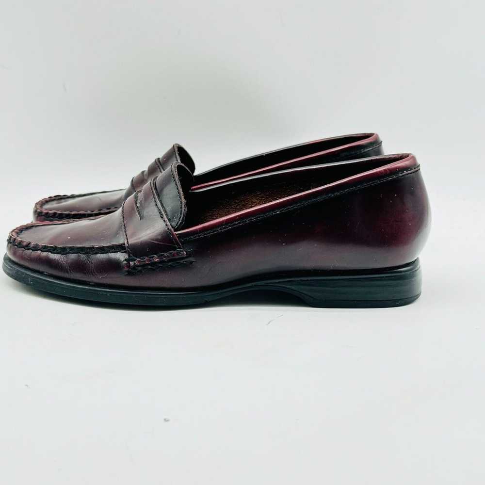 Bass Weejuns Loafers Womens 5 Brown Burgundy Leat… - image 4