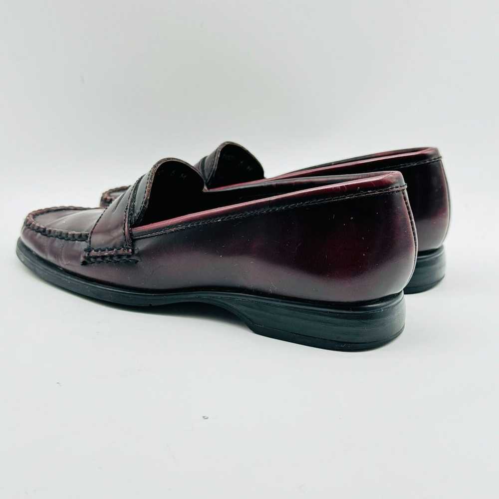 Bass Weejuns Loafers Womens 5 Brown Burgundy Leat… - image 5