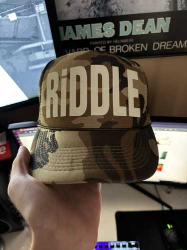 Antony Riddle Riddle camo trucker hat - image 1