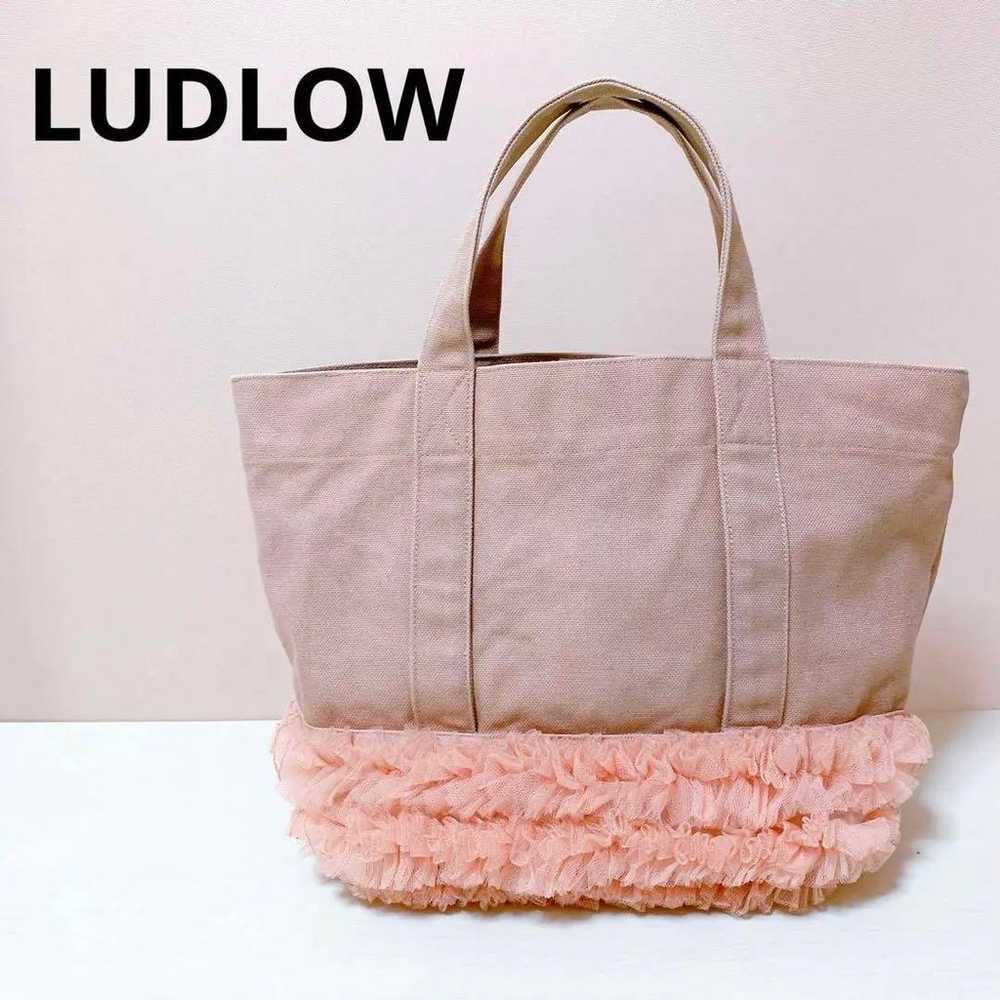 LUDLOW Radlow frill tote bag tulle bag - image 1