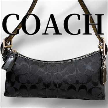 【Excellent condition】COACH accessory pouch Signat… - image 1