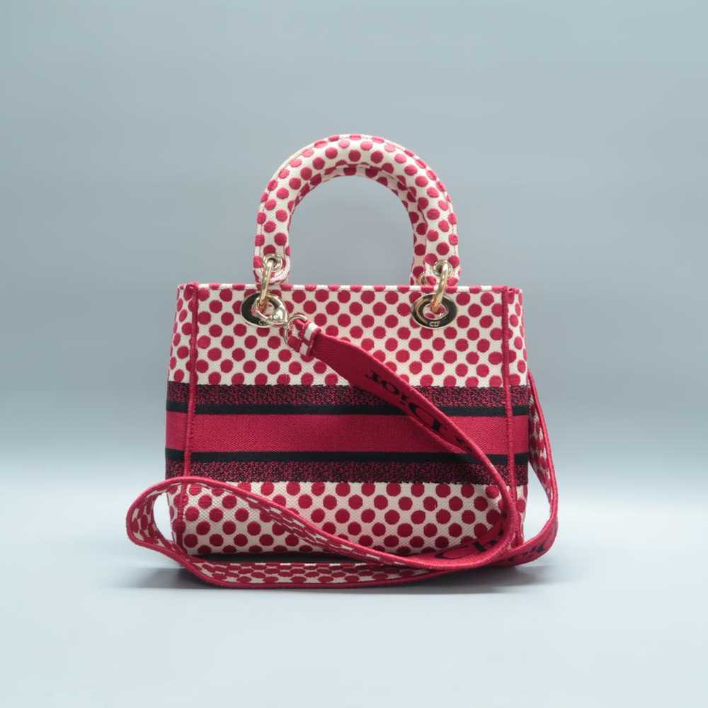 Dior Lady Dior cloth handbag - image 4