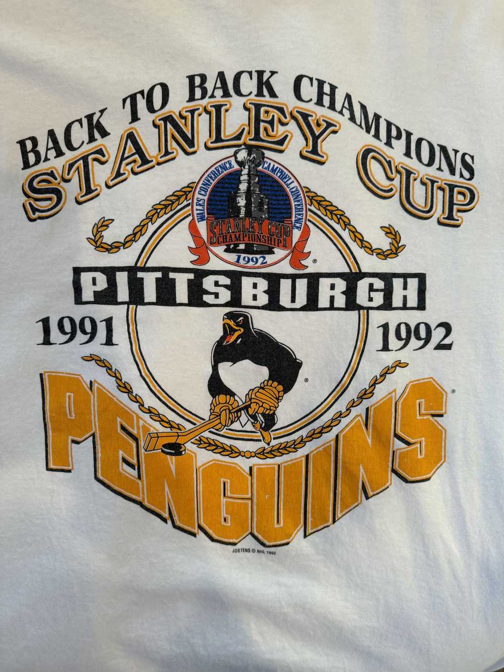 Fruit Of The Loom × NHL × Vintage 1992 Pittsburgh… - image 3