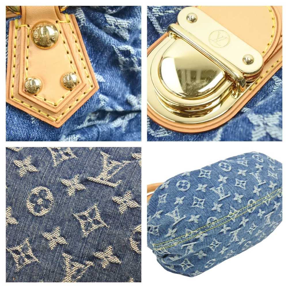 Louis Vuitton Louis Vuitton Denim Monogram Pleaty… - image 9