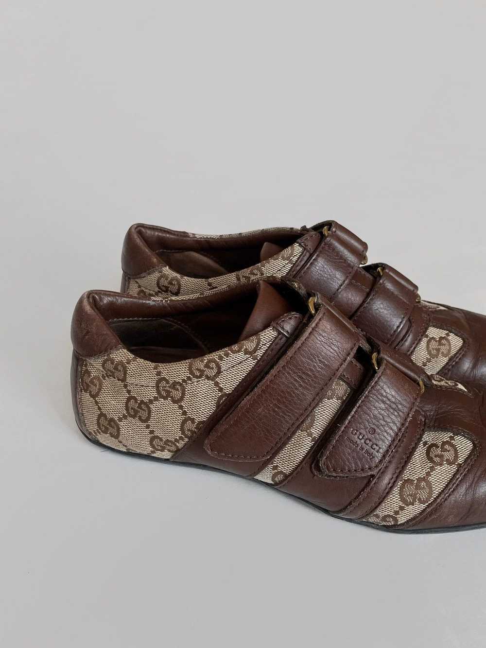 Gucci × Vintage Vintage Gucci monogram leather bo… - image 2