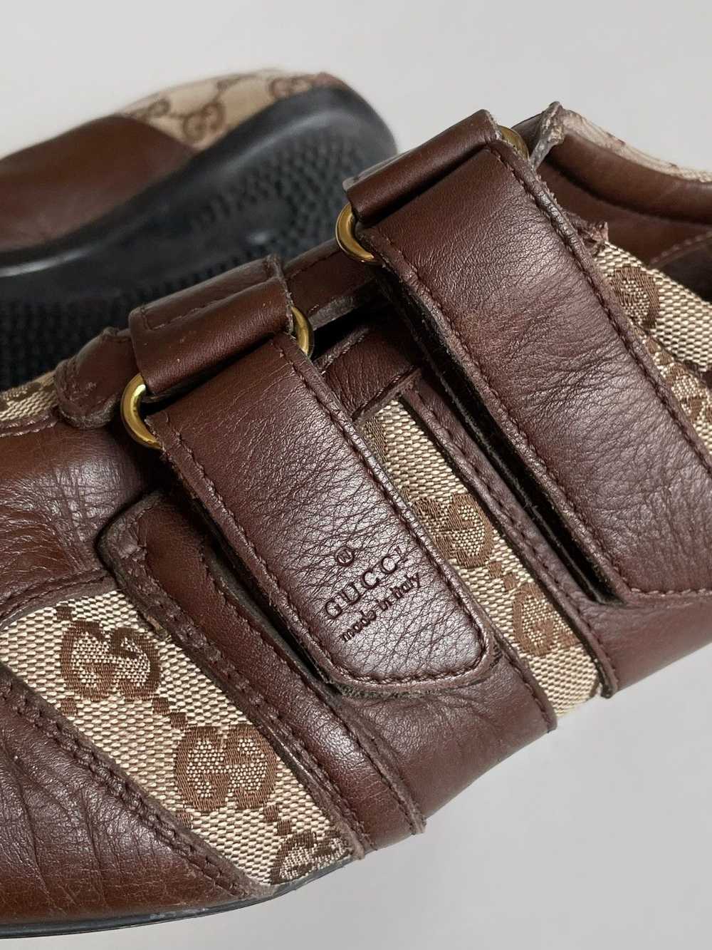 Gucci × Vintage Vintage Gucci monogram leather bo… - image 8