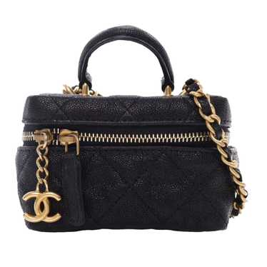 Chanel Chanel Mini CC Caviar Chain Zip Around Van… - image 1