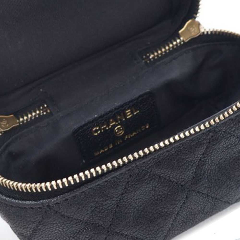 Chanel Chanel Mini CC Caviar Chain Zip Around Van… - image 9