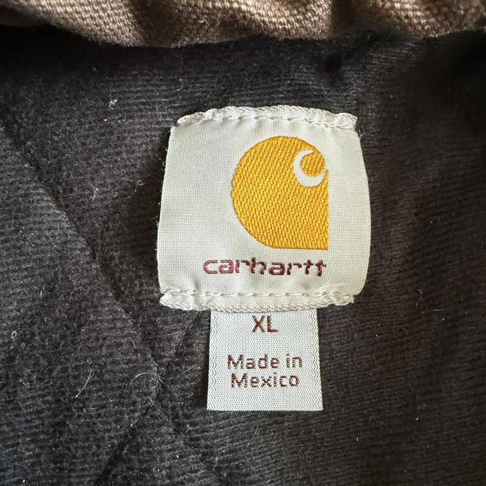 Carhartt × Streetwear × Vintage Carhartt Brown Zi… - image 4