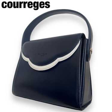 Excellent Condition Celine Handbag Leather Navy W… - image 1