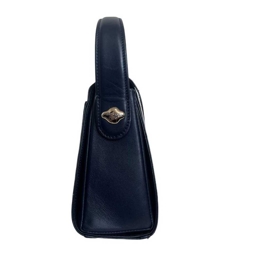 Excellent Condition Celine Handbag Leather Navy W… - image 4