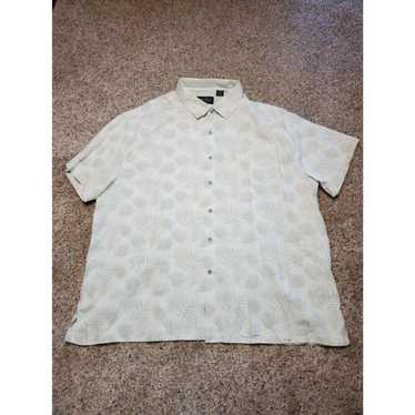 Nat Nast Nat Nast Hawaiian Shirt 2XL Men White Si… - image 1