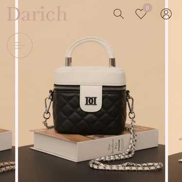 Darich caviar skin square mini bag.