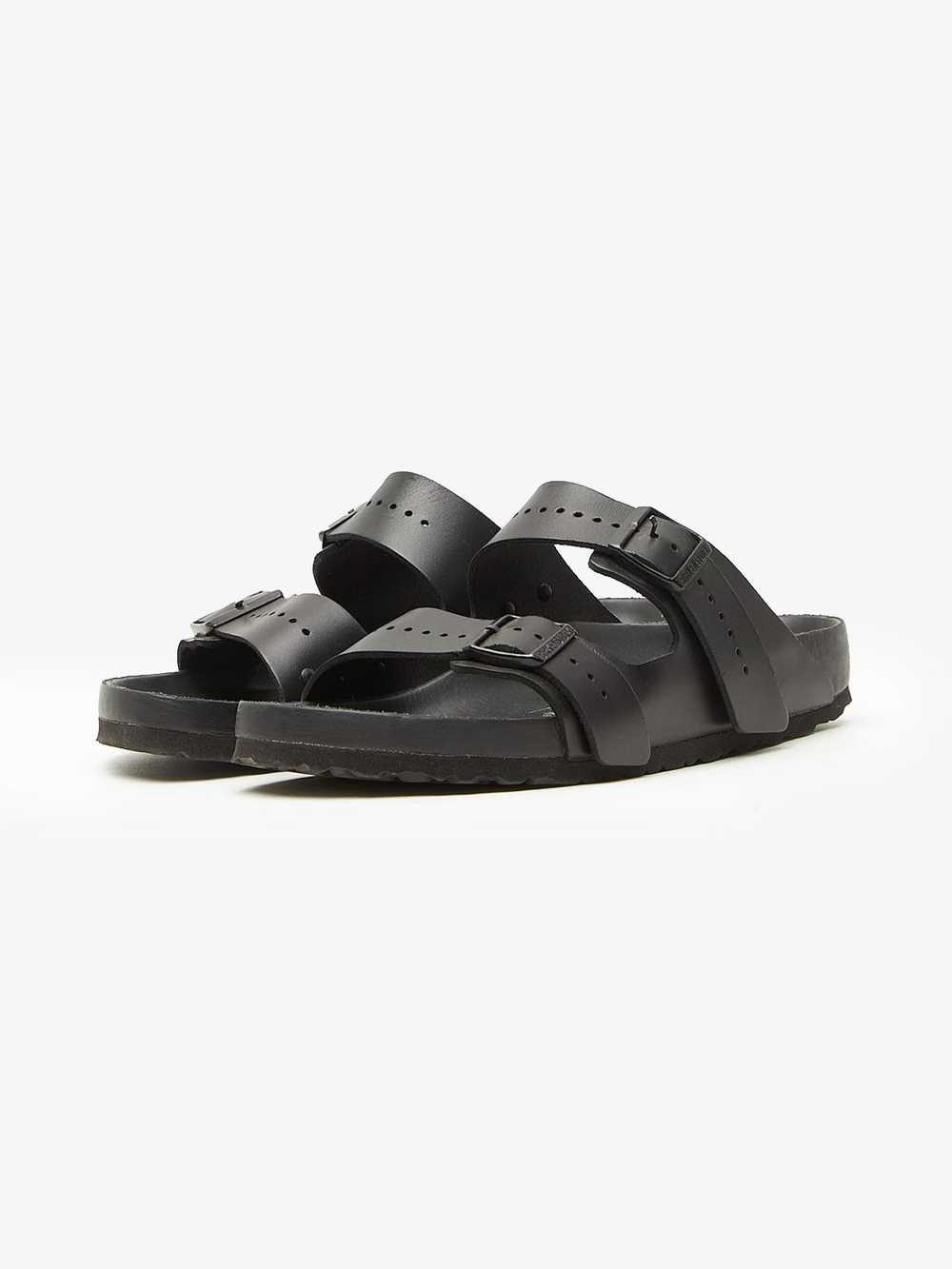 Rick Owens Black Leather Sandals - image 2