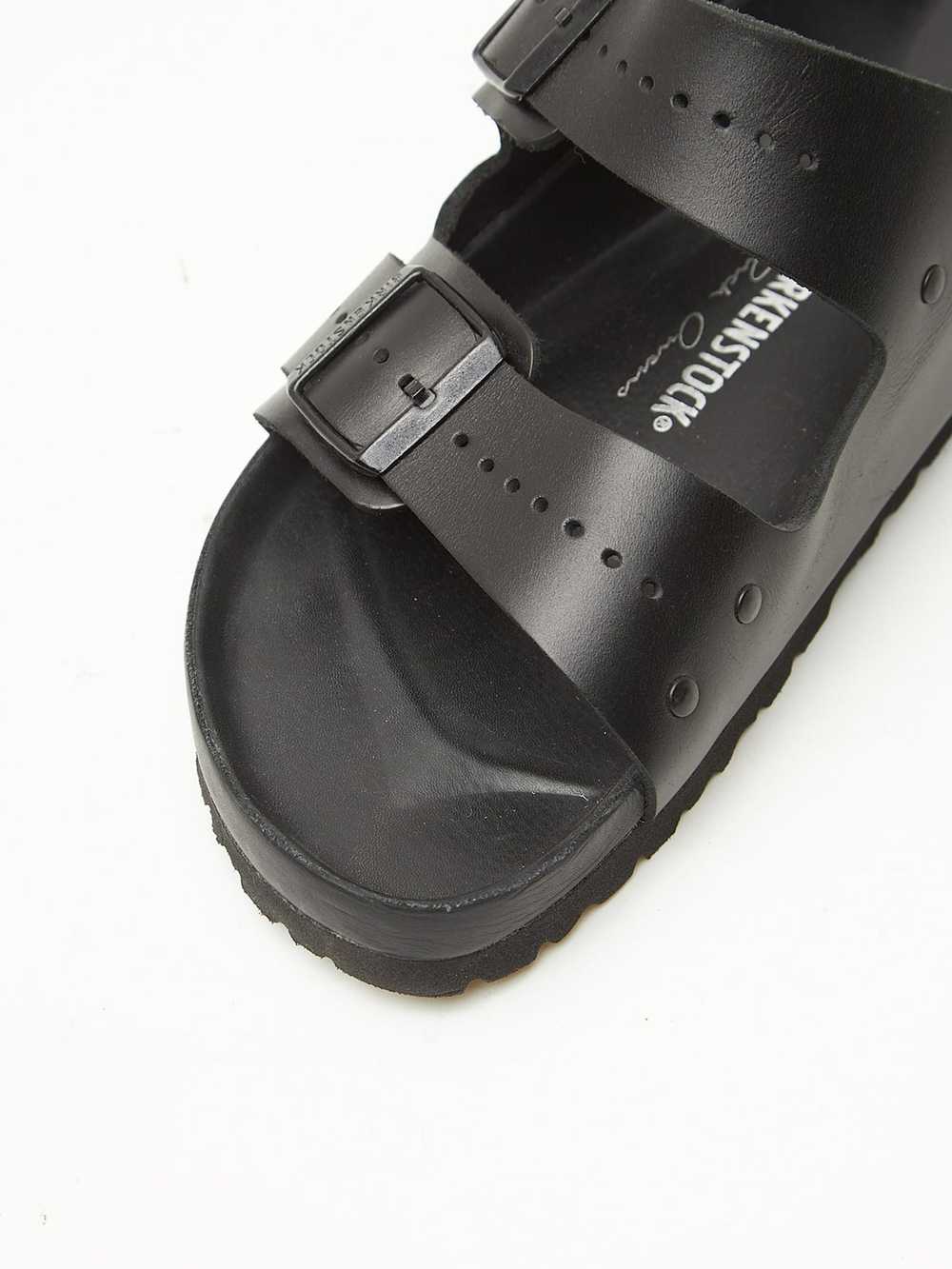 Rick Owens Black Leather Sandals - image 4