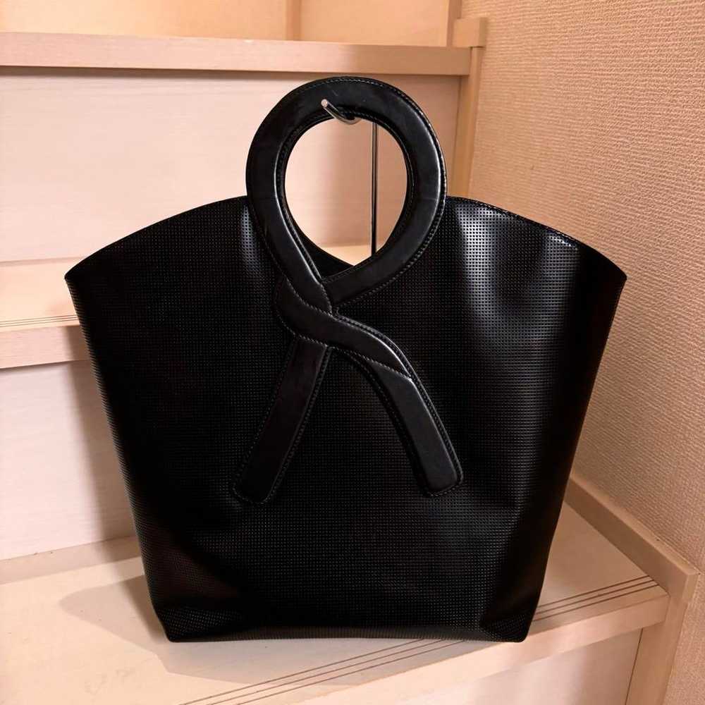 Roberta di Camerino Black Tote Bag Handbag - image 1