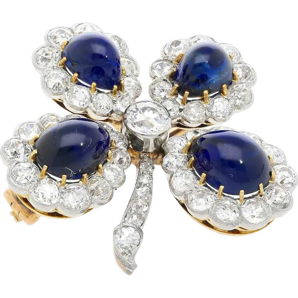 Antique GIA Certified 6 Carat Cabochon-Cut Sapphi… - image 1