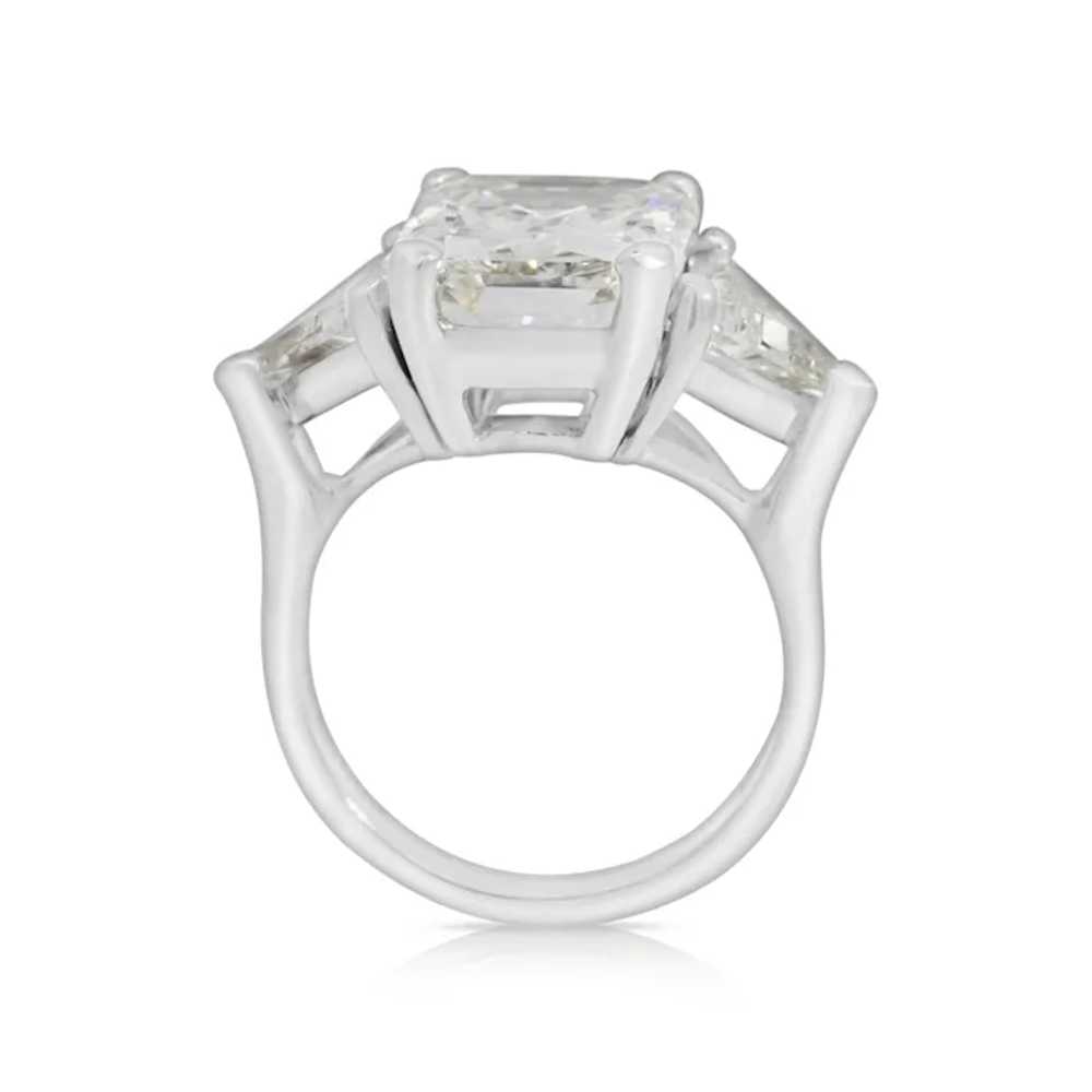 7.68 Carat TW Radiant Cut & Trillion Cut Three St… - image 10