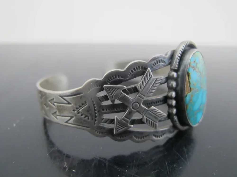 Native American NAVAJO Sterling Silver ARROW Desi… - image 2