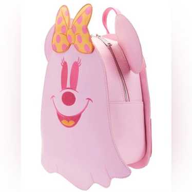 Halloween Disney Loungefly Minnie Mouse Pink Ghost