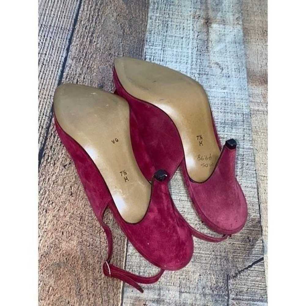 VTG Bally of Switzerland Suede Leather Shoes Kimb… - image 6